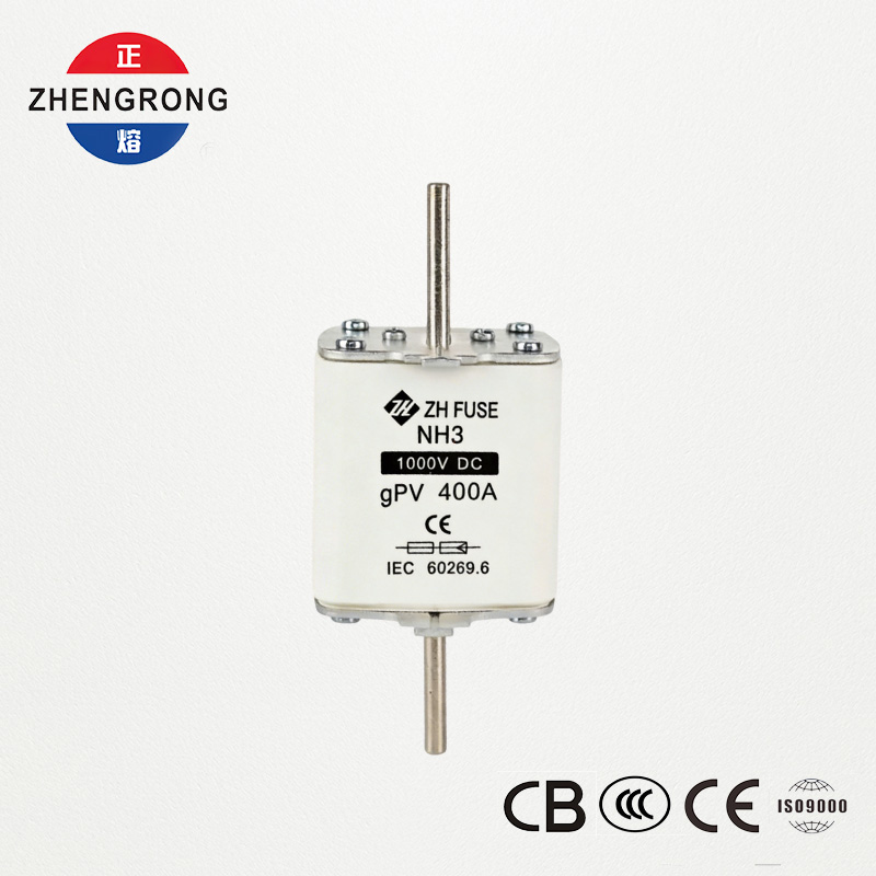 NH3 1000V DC 400A gPV Poistka pre solárne FV systémy