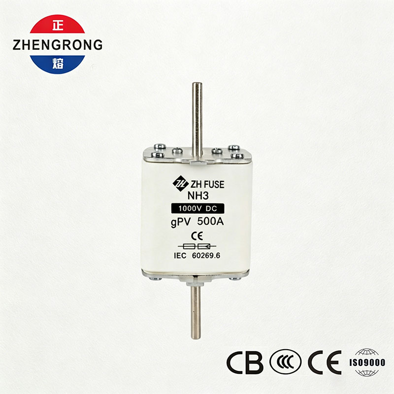 NH3 1000V DC 500A gPV Poistka pre solárne FV systémy