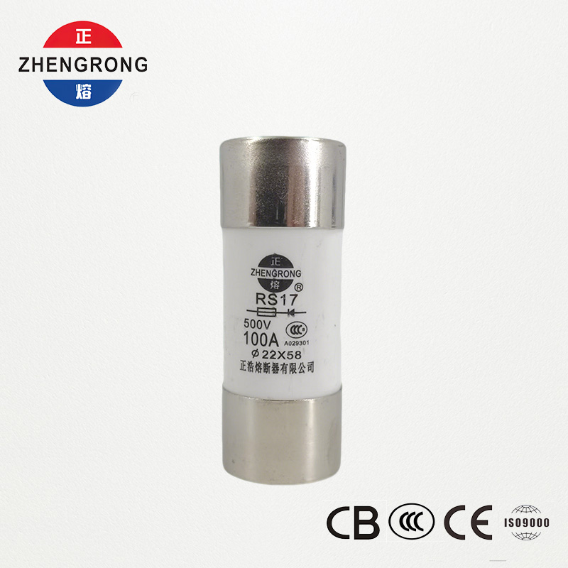 RS17 100A 500V Cylindrická rýchločinná poistka | 22*58mm | Certifikované CCC