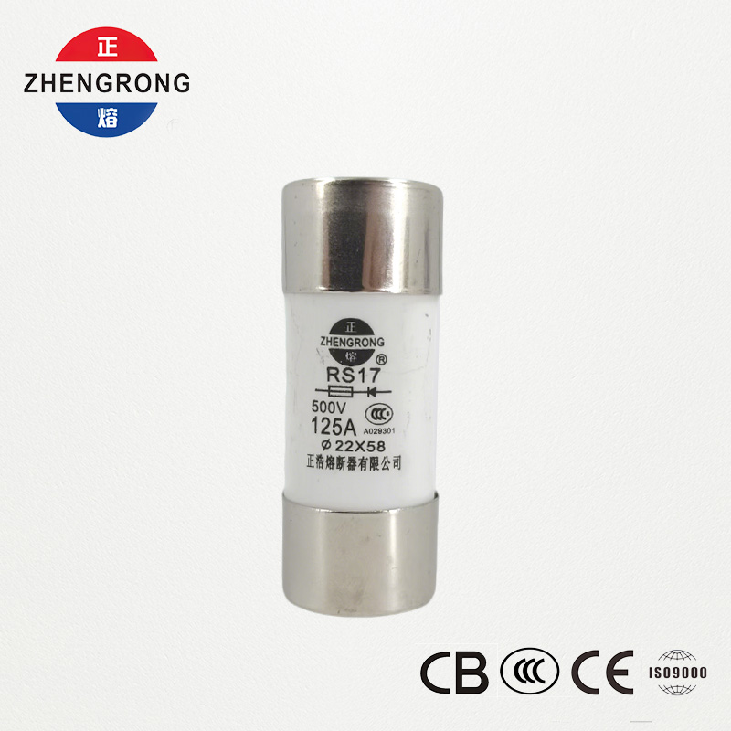 RS17 125A 500V valcová rýchločinná poistka | 22*58mm | Certifikované CCC