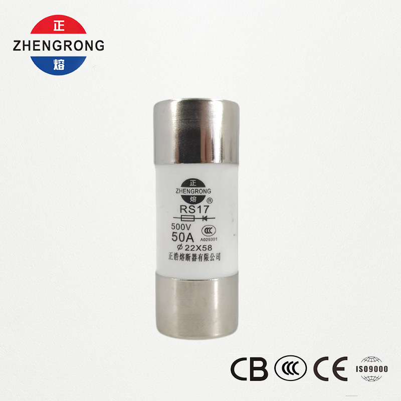 RS17 50A 500V Cylindrická rýchločinná poistka | 22*58mm | Certifikované CCC