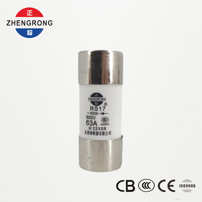RS17 63A 500V valcová rýchločinná poistka | 22*58mm | Certifikované CCC