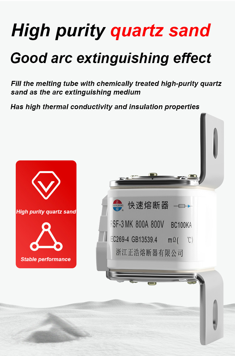 RSF-3MK 800V-800A BC100KA poistkové vložky